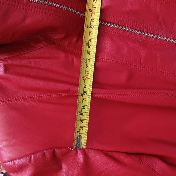 Red Leather Jacket - Picture 7 of 9